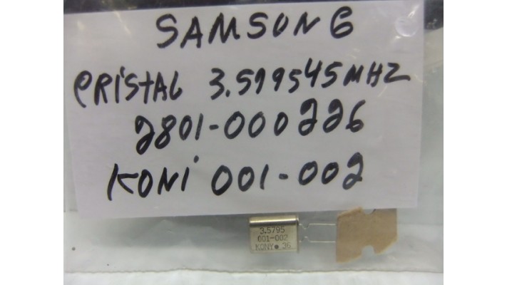 Samsung  2801-000226 cristal 3.57mhz
